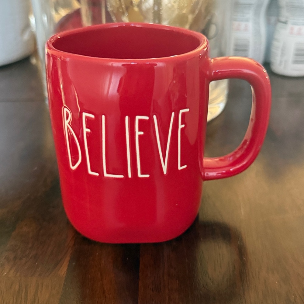Rae Dunn believe  mug new